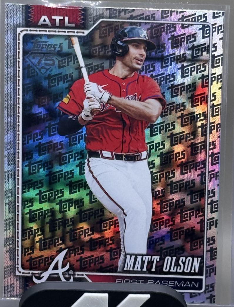Matt Olson [Topps Foil Pattern] #39