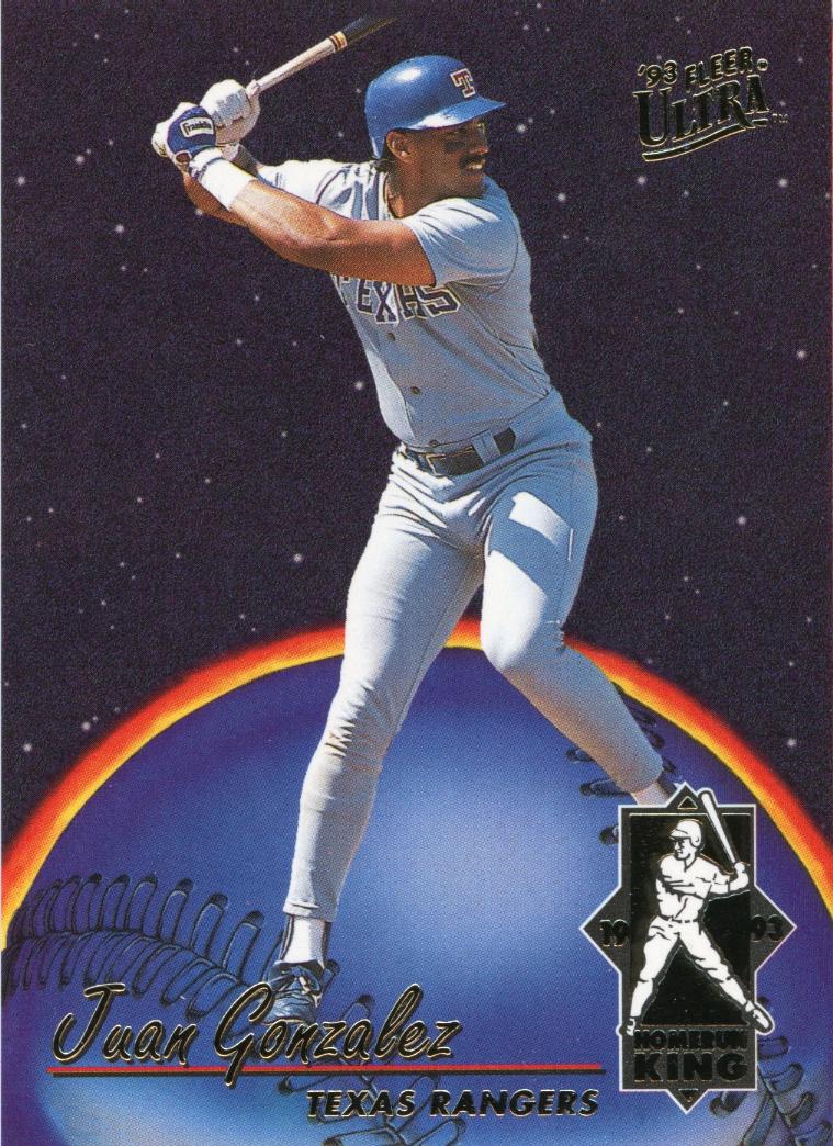 Juan Gonzalez #1 Baseball Cards 1993 Ultra Home Run Kings