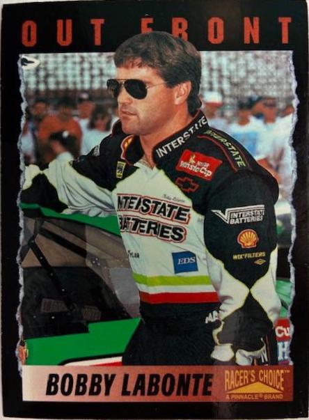 Bobby Labonte #70 Racing Cards 1996 Pinnacle Racer's Choice NASCAR