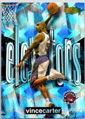 Vince Carter #1E Basketball Cards 1999 Flair Showcase Elevators