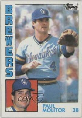 Paul Molitor #60 Baseball Cards 1984 Topps