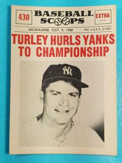 Turley Hurls Yanks: To Championship