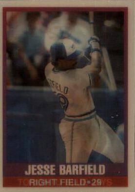 Jesse Barfield #9 Baseball Cards 1989 Sportflics