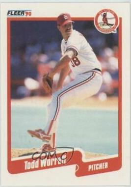 Todd Worrell #264 Baseball Cards 1990 Fleer