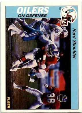 Hard Shoulder Defense #20 Football Cards 1988 Fleer Team Action
