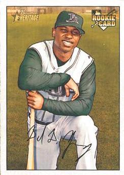 Delmon Young #249 2007 Bowman Heritage Baseball