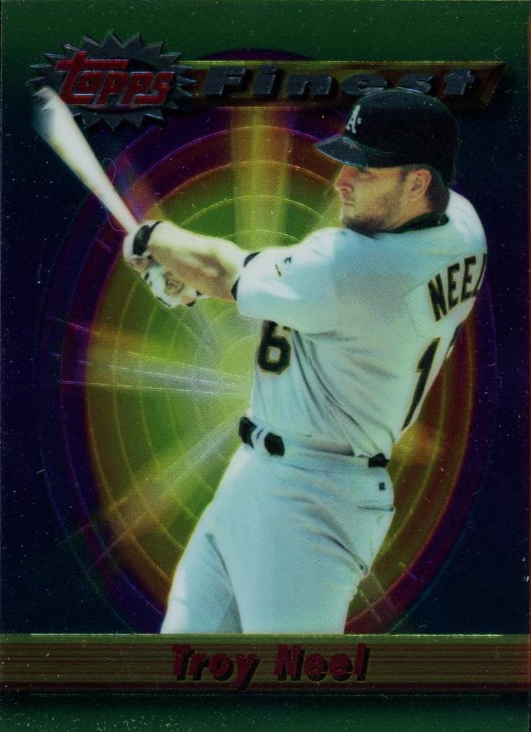 Troy Neel #13 Baseball Cards 1994 Finest
