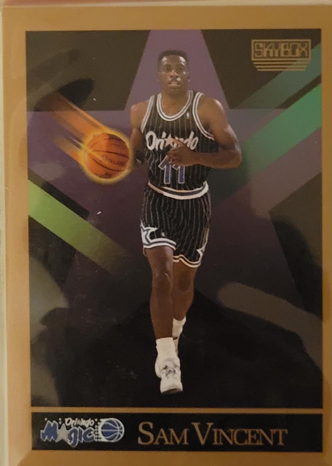 Sam Vincent #209 Basketball Cards 1990 Skybox
