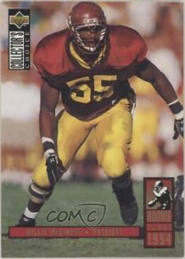 Willie McGinest #8 Football Cards 1994 Collector's Choice