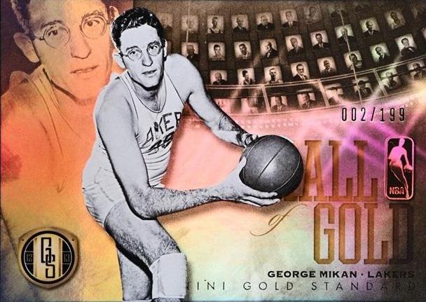 George Mikan #46 Basketball Cards 2012 Panini Gold Standard Hall of Gold