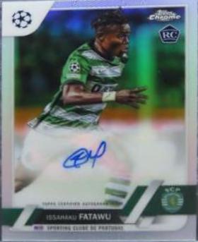 Issahaku Fatawu #CA-IF Soccer Cards 2022 Topps Chrome UEFA Club Competitions Autographs