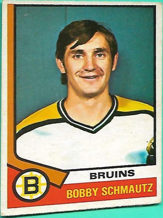 Bobby Schmautz #27 Hockey Cards 1974 O-Pee-Chee
