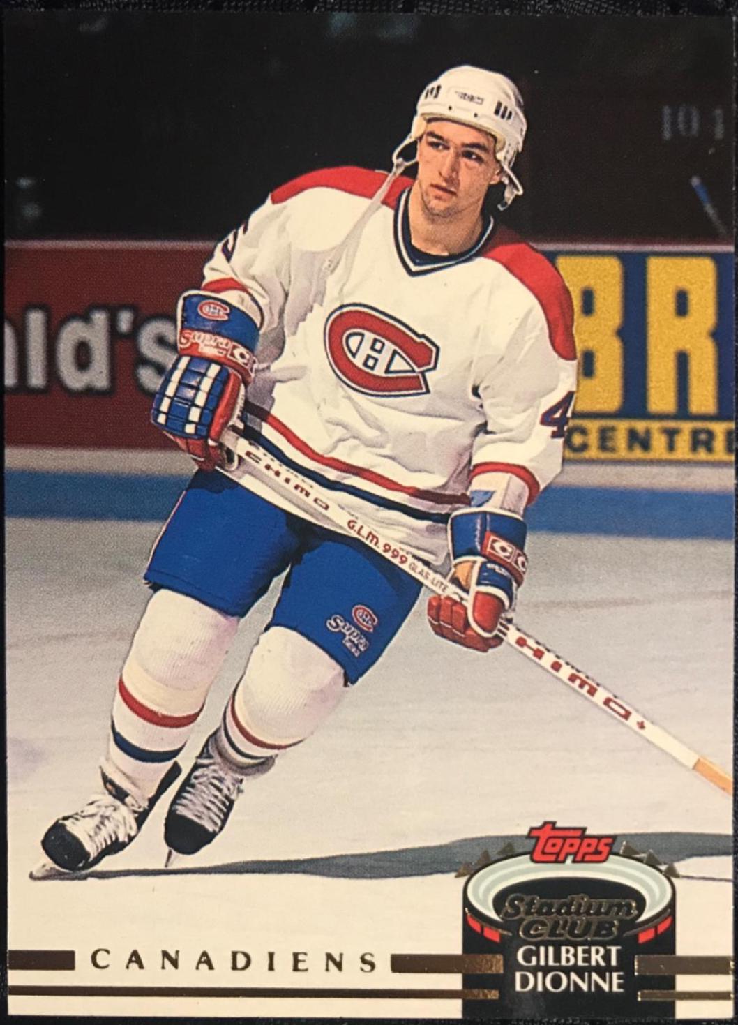 Gilbert Dionne #403 Hockey Cards 1992 Stadium Club