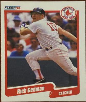Rich Gedman #276 Baseball Cards 1990 Fleer