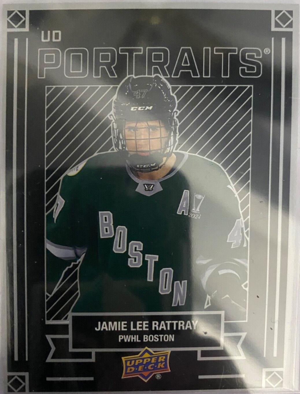 Jamie Lee Rattray #UDP-12 Hockey Cards 2024 Upper Deck PWHL UD Portraits