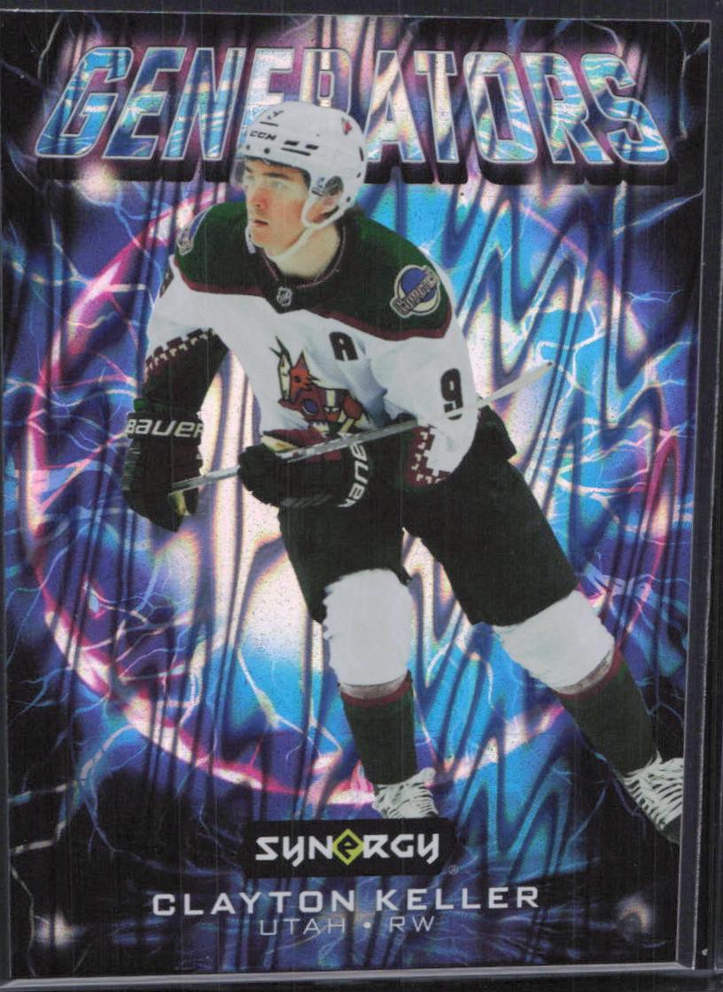 Clayton Keller #G-1 Hockey Cards 2024 Upper Deck Synergy Generators