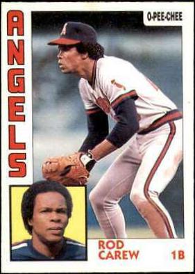 Rod Carew #26 Baseball Cards 1984 O Pee Chee