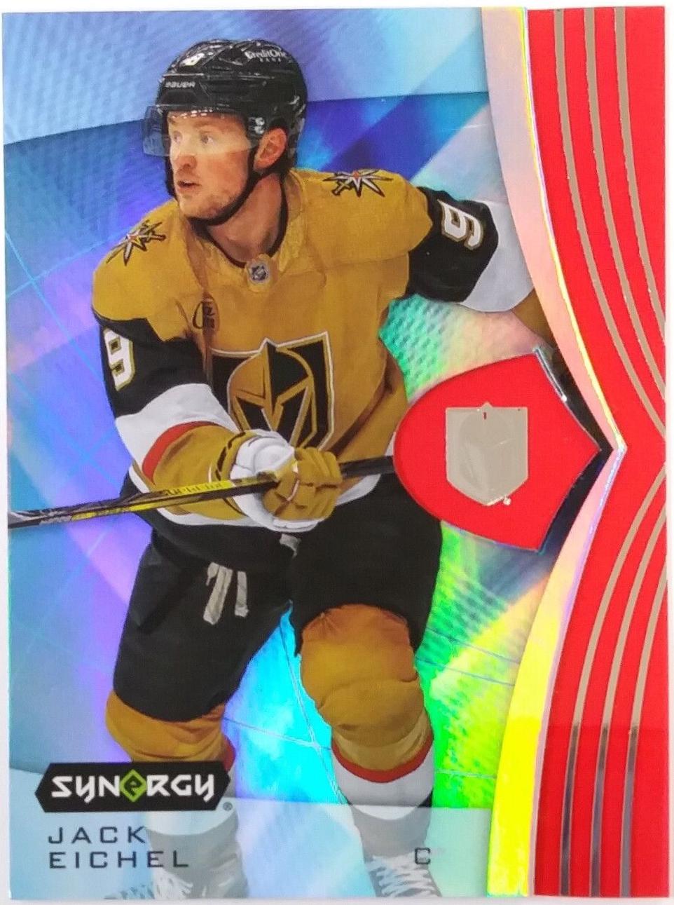 Jack Eichel #8 Hockey Cards 2023 Upper Deck Synergy