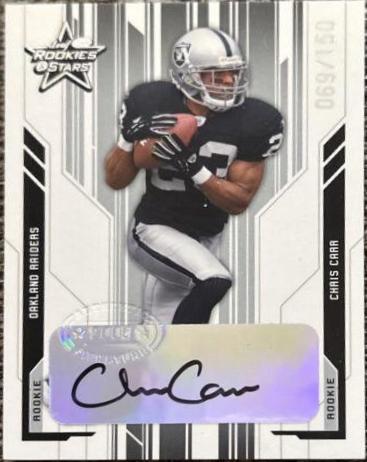 Chris Carr #249 2005 Leaf Rookies & Stars Football