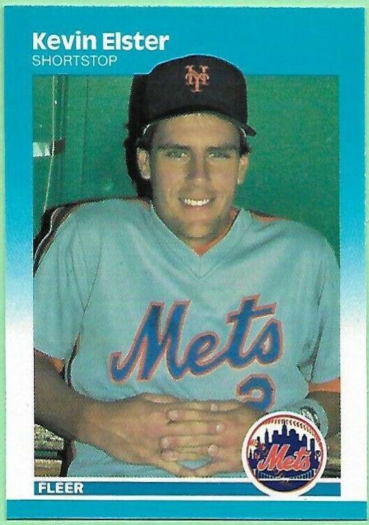 Kevin Elster #7 Baseball Cards 1987 Fleer