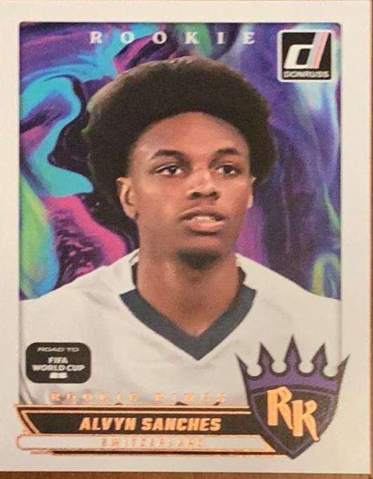 Alvyn Sanches #14 2025 Panini Donruss Road To FIFA Rookie Kings