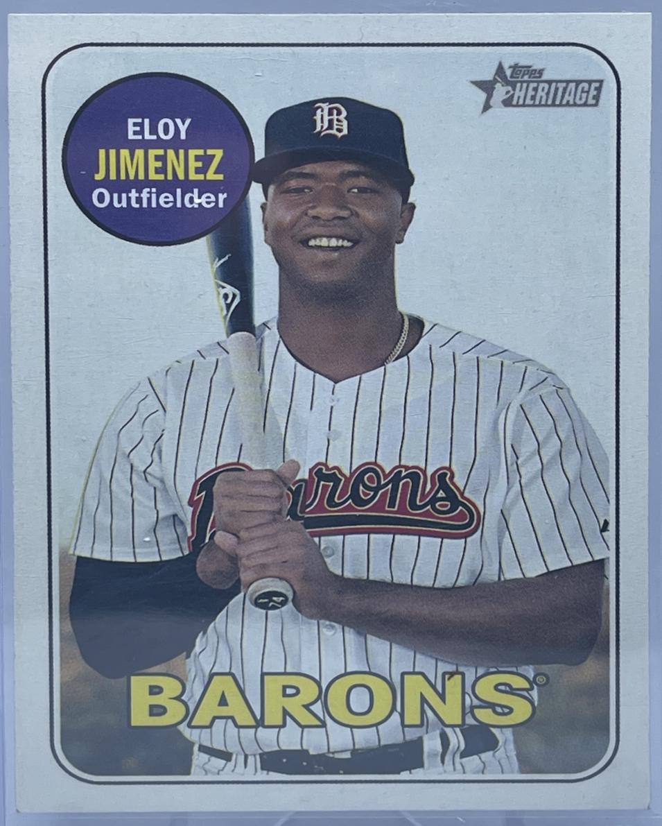 Eloy Jimenez #50 2018 Topps Heritage Minors Baseball