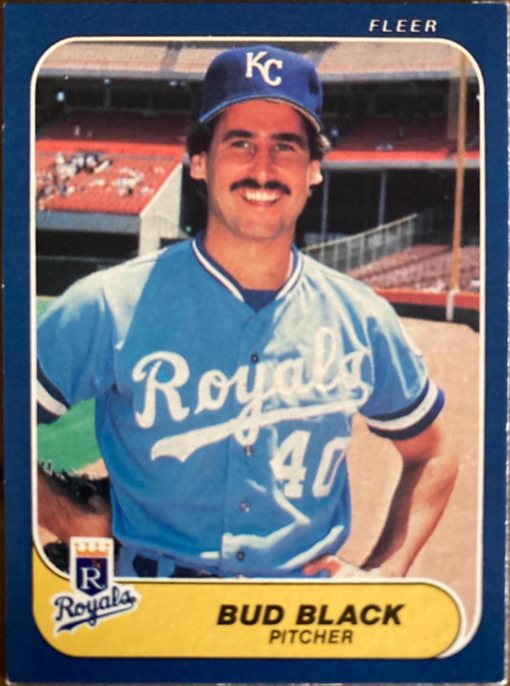 Bud Black #4 Baseball Cards 1986 Fleer