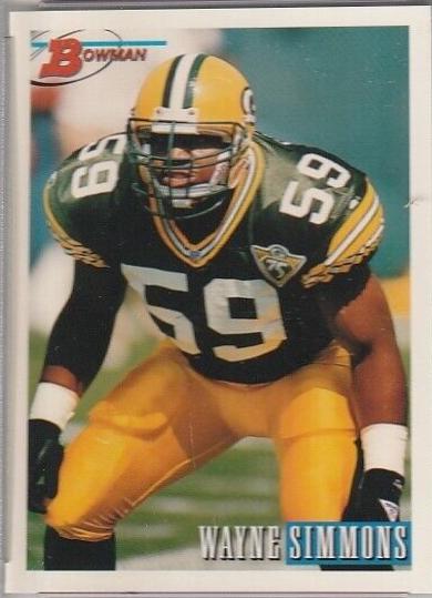 Wayne Simmons #81 Football Cards 1993 Bowman