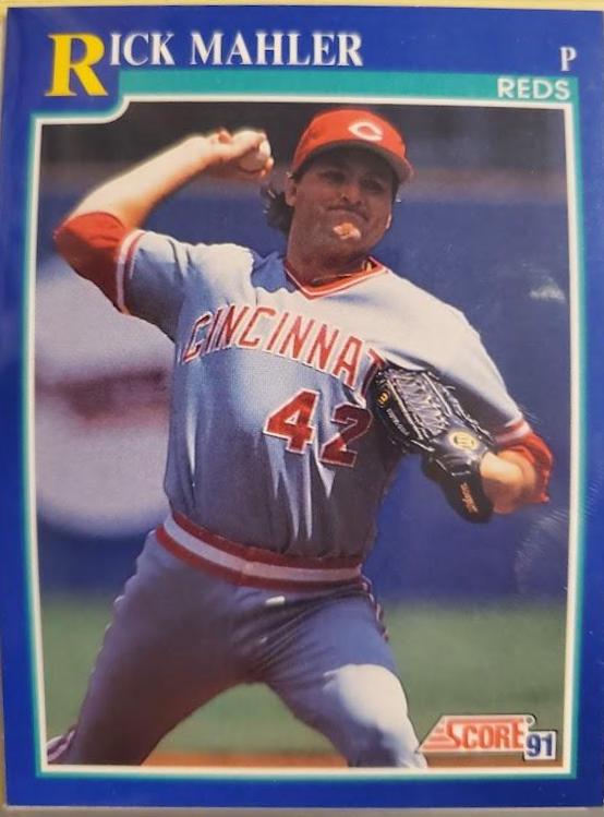 Rick Mahler #464 Baseball Cards 1991 Score