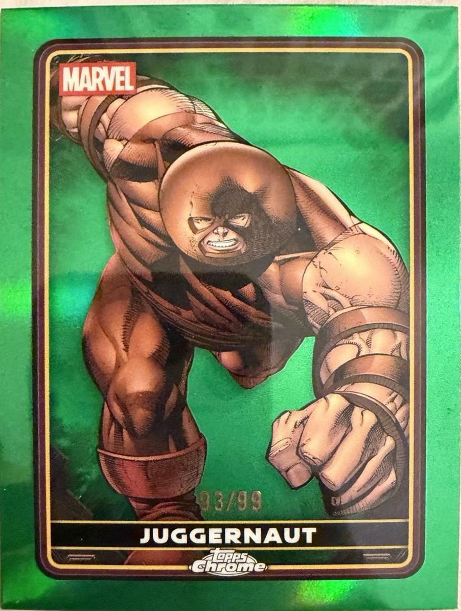 Juggernaut [Green Refractor] #9 Prices | Marvel 2025 Topps Chrome