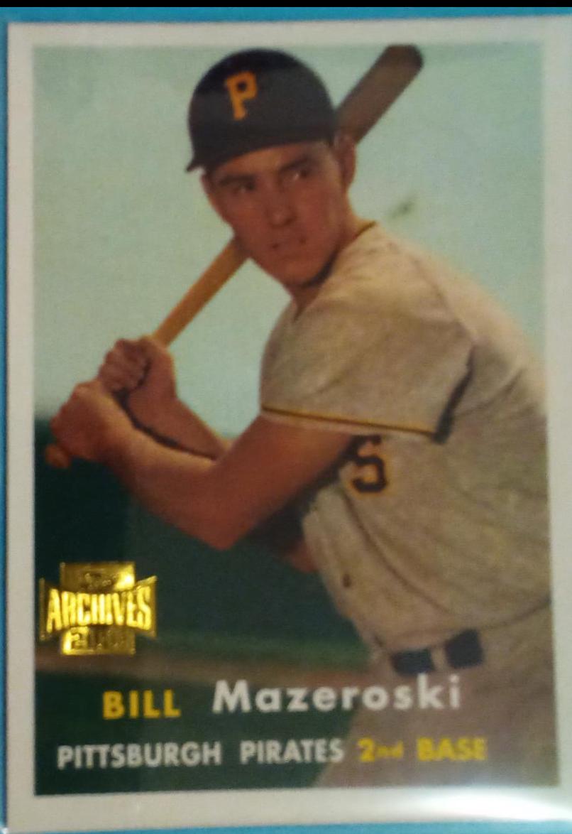 Bill Mazeroski #24 Baseball Cards 2001 Topps Archives Reprint