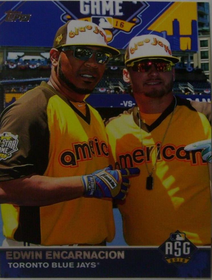 Edwin Encarnacion #MLB-21 Baseball Cards 2016 Topps Update All Star Game Access
