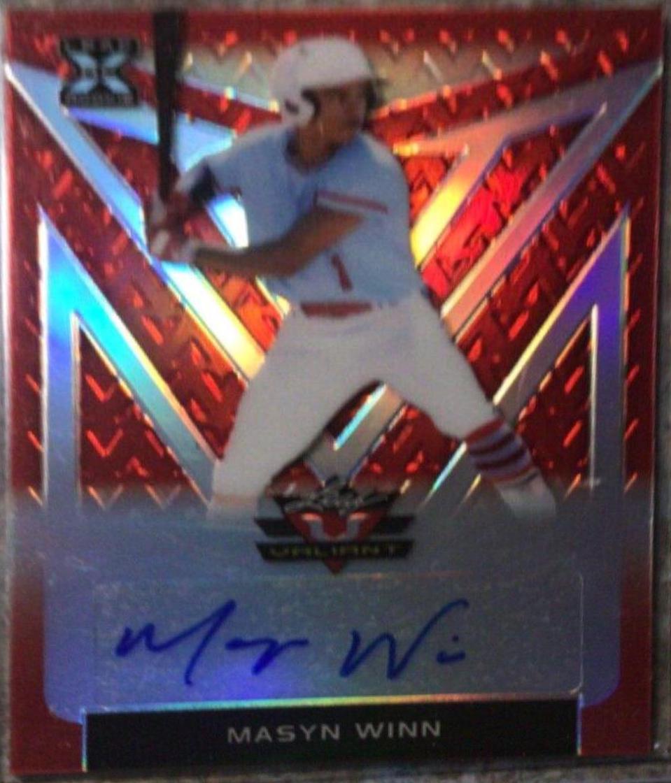 Masyn Winn #BA-MW1 2020 Leaf Valiant Autographs Baseball