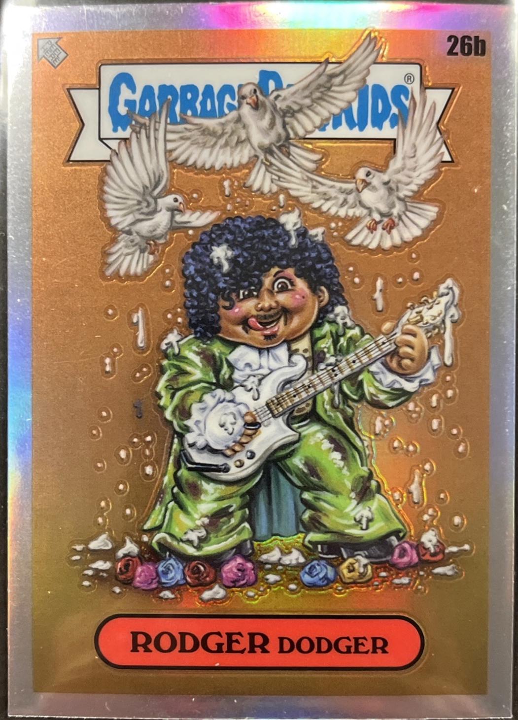 Rodger Dodger #26b 2024 Garbage Pail Kids Chrome Music Awards