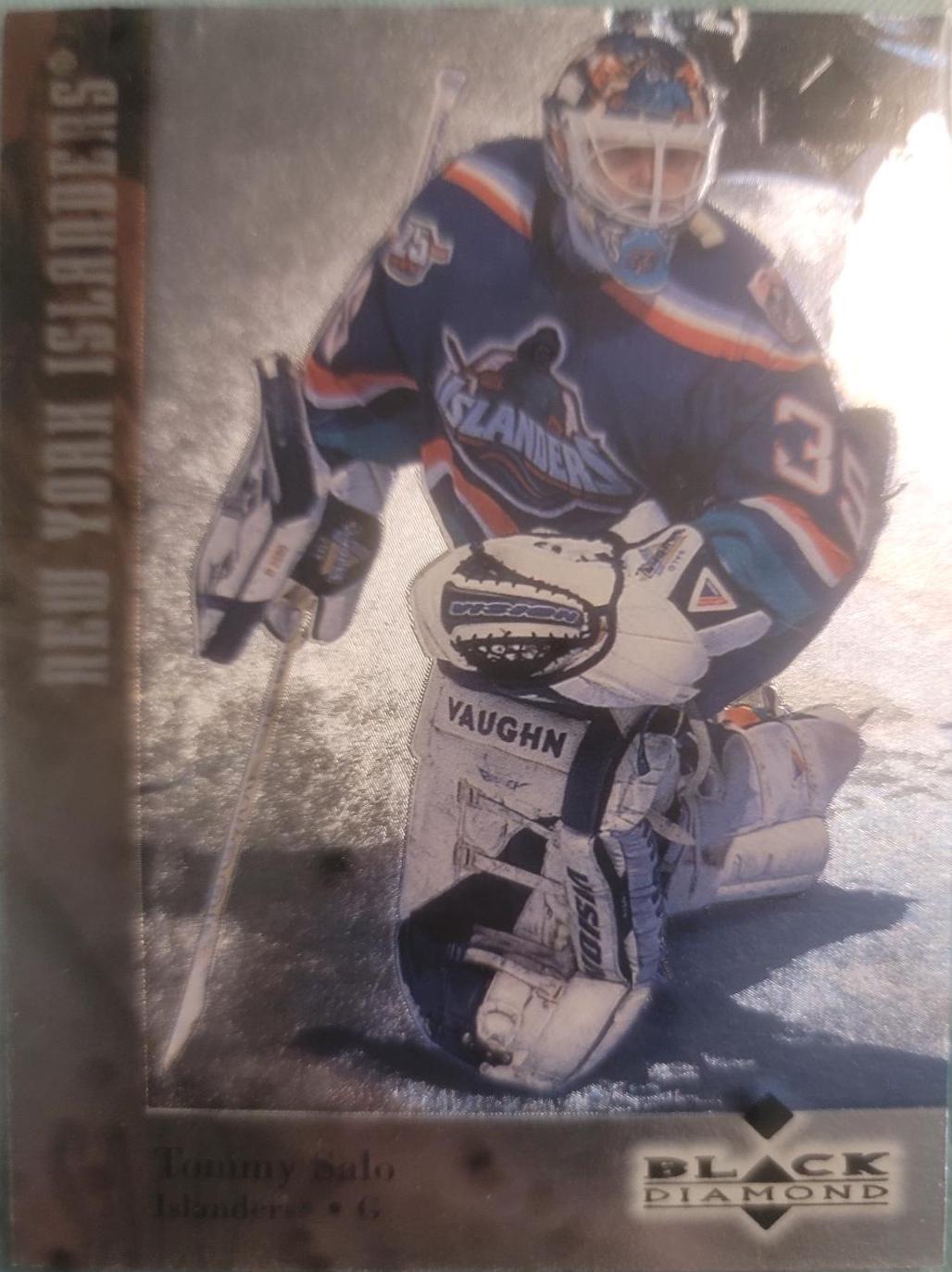 Tommy Salo #31 Hockey Cards 1997 Upper Deck Black Diamond