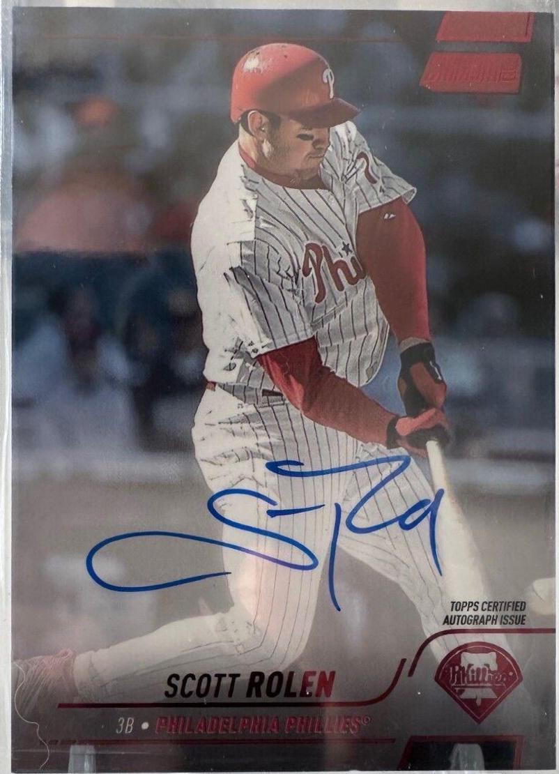 Scott Rolen [Red Foil] #SCBA-SR Prices | 2022 Stadium Club Autographs ...
