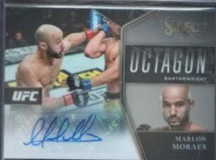 Marlon Moraes #OA-MMS Ufc Cards 2021 Panini Select UFC Octagon Action Signatures