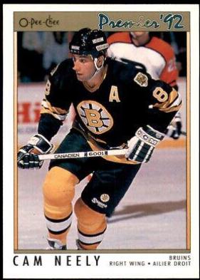 Cam Neely #107 Hockey Cards 1991 O-Pee-Chee Premier