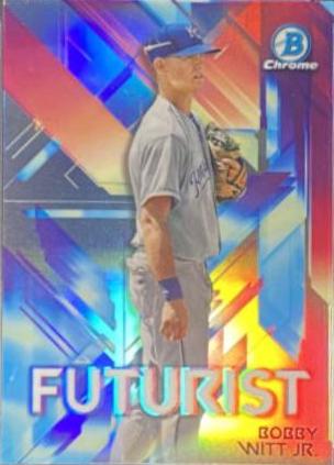 Bobby Witt Jr. #FUT-BW Baseball Cards 2021 Bowman Chrome Futurist