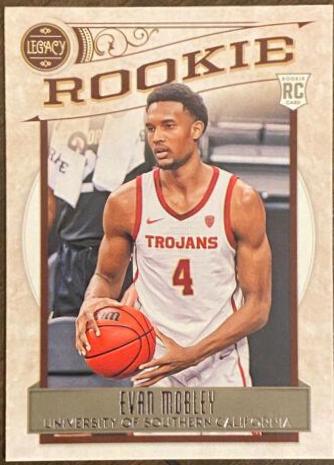 Evan Mobley #336 2021 Panini Chronicles Draft Picks Basketball