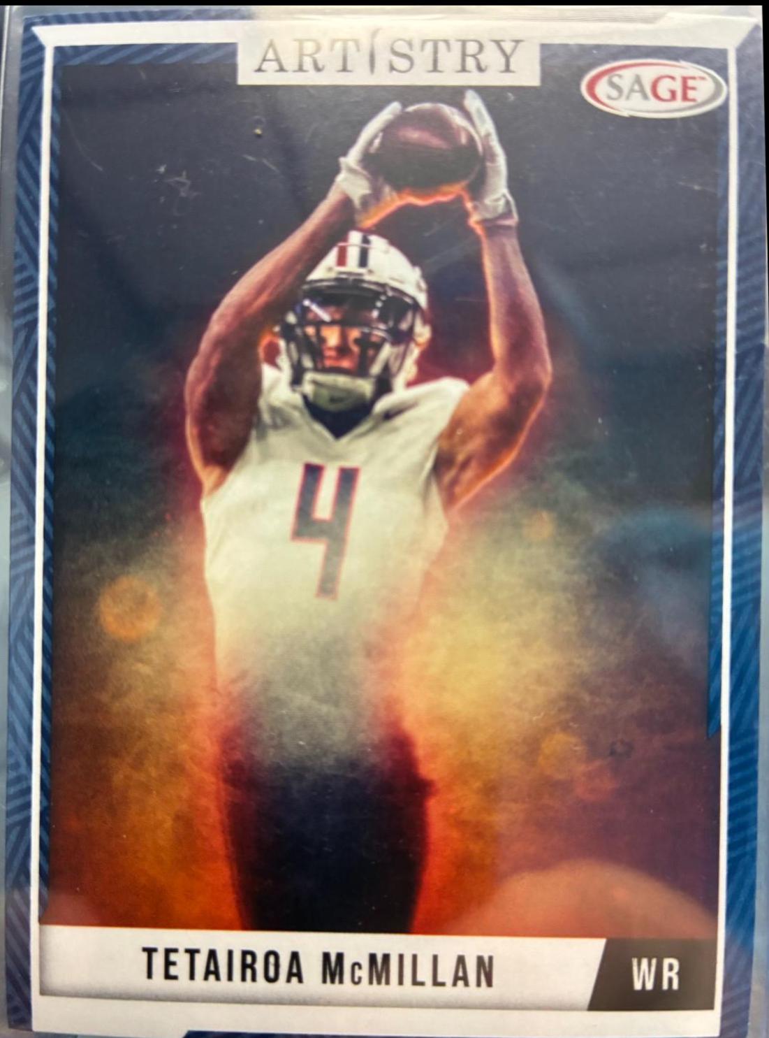 Tetairoa McMillan #75 2024 Sage Artistry Football