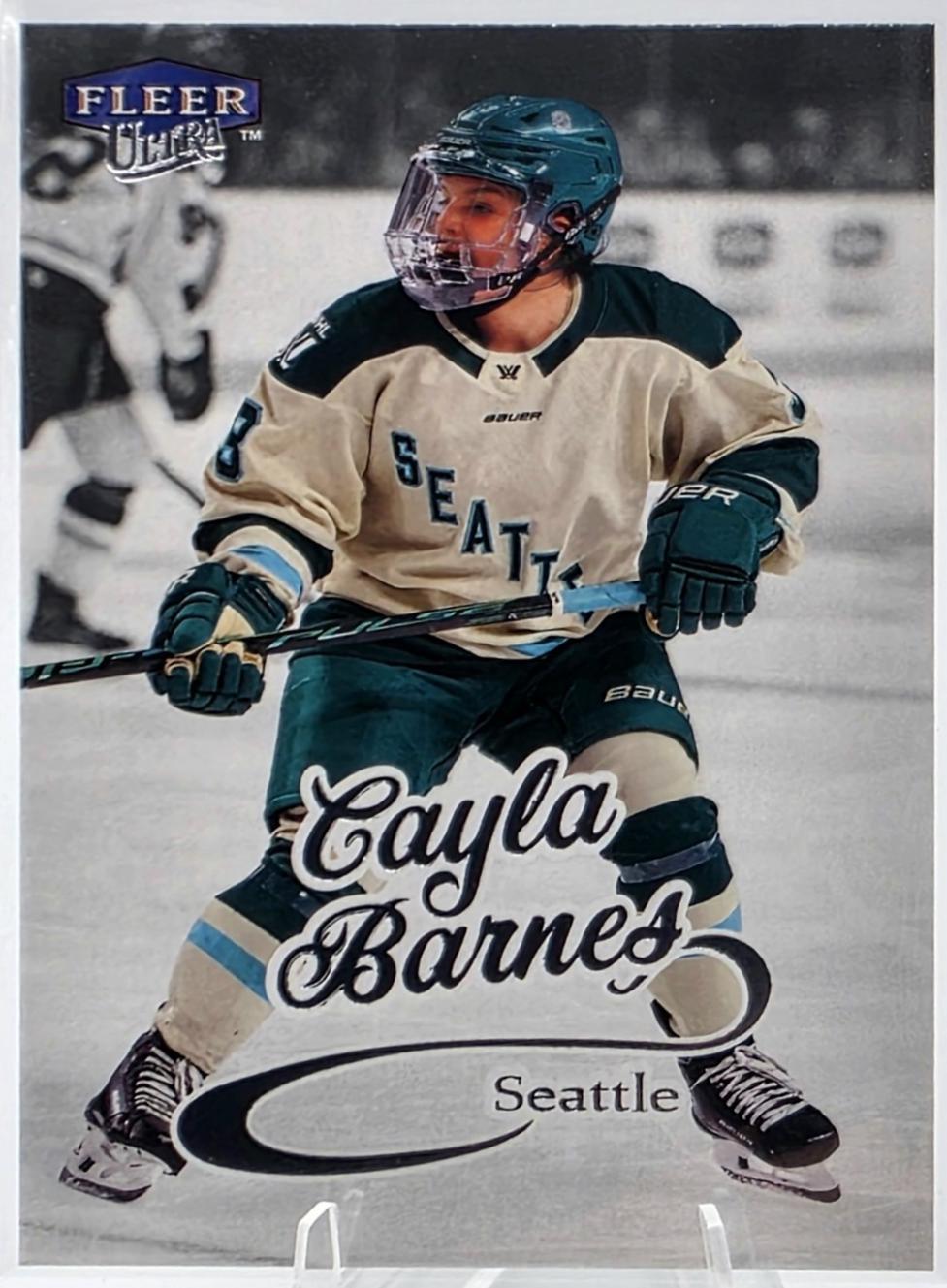 Cayla Barnes #3 2025 Fleer Ultra Pwhl Hockey