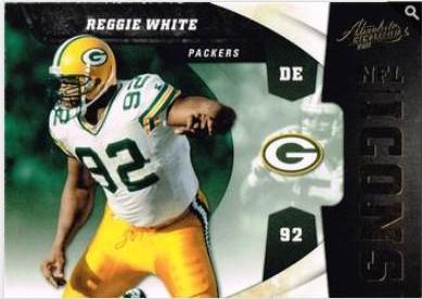 Reggie White #18 Football Cards 2011 Panini Absolute Memorabilia NFL Icons