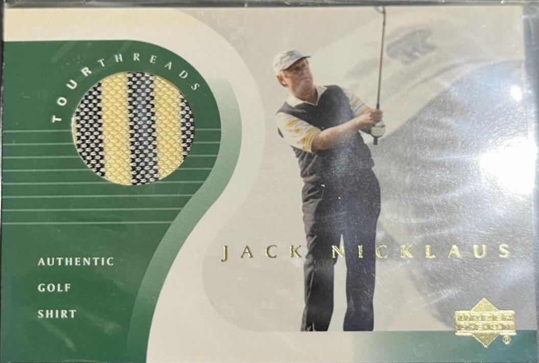 Jack Nicklaus #TT-JN Golf Cards 2001 Upper Deck Tour Threads