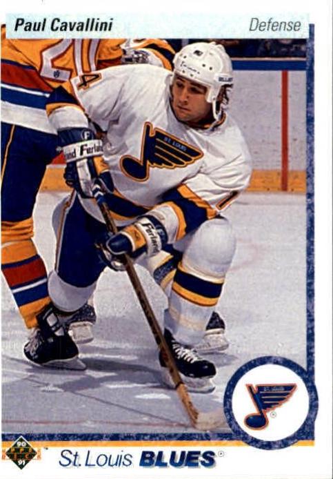 Paul Cavallini #281 Hockey Cards 1990 Upper Deck
