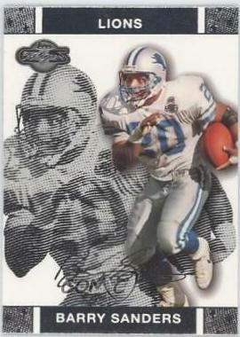 Barry Sanders #46 Football Cards 2007 Topps CO Signers