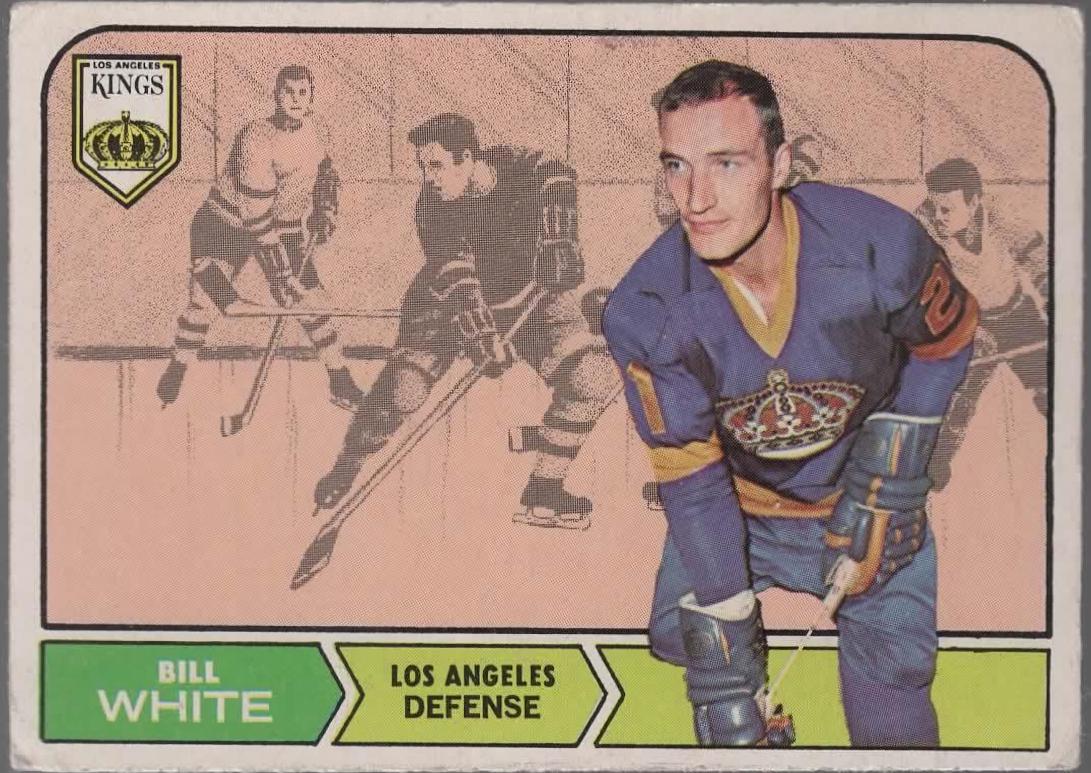 Bill White #37 Hockey Cards 1968 O-Pee-Chee
