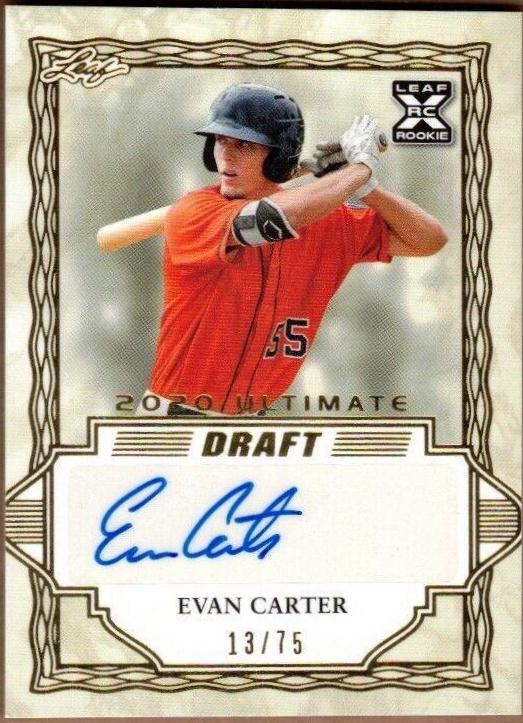 Evan Carter [Gold] #BA-EC2