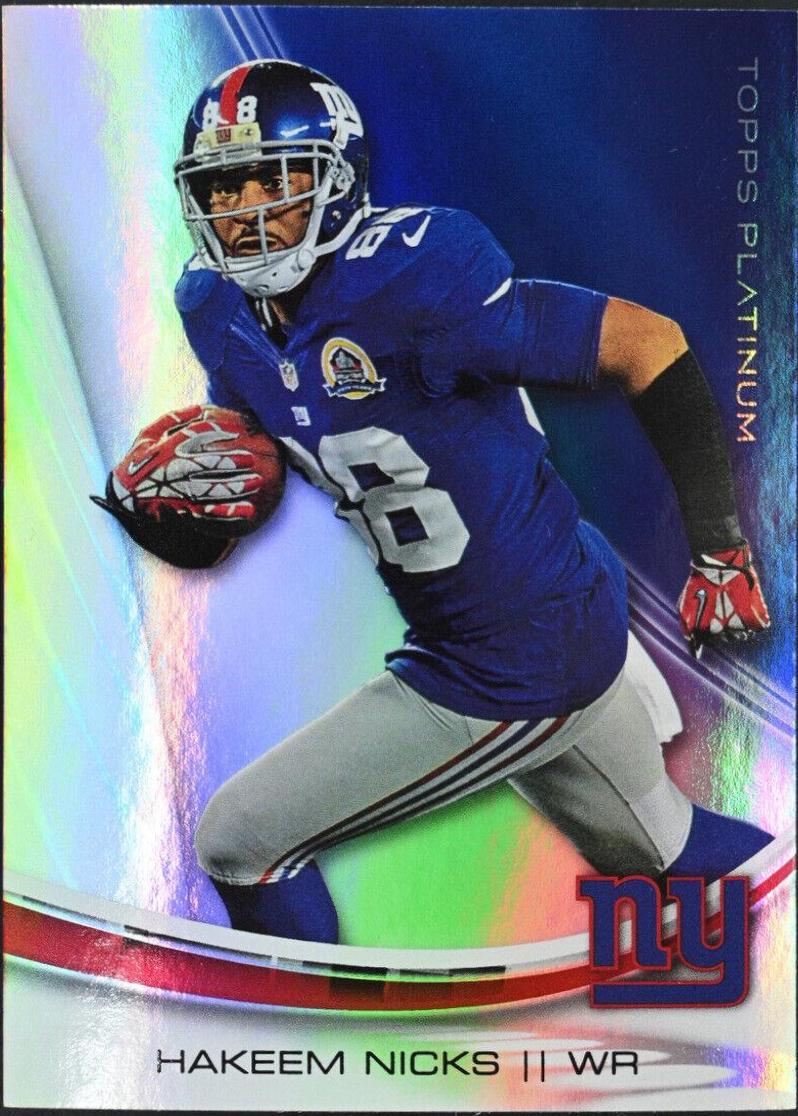 Hakeem Nicks #23 Football Cards 2013 Topps Platinum