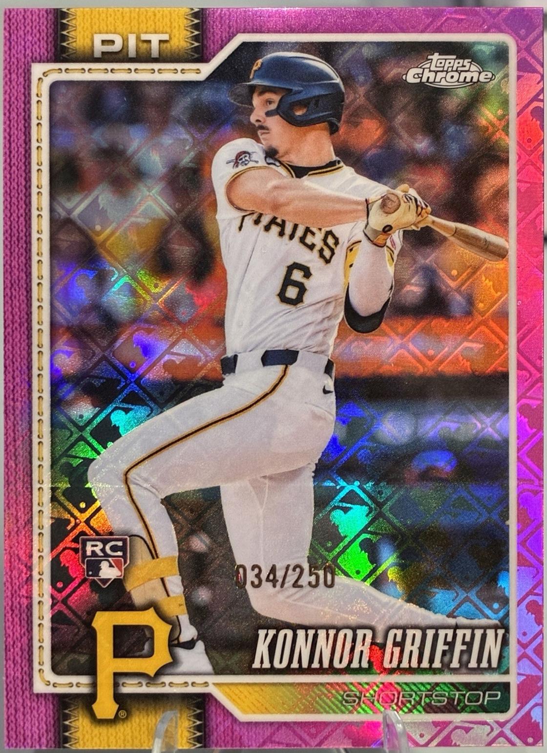 Konnor Griffin #74 2026 Topps Chrome Logofractor Baseball